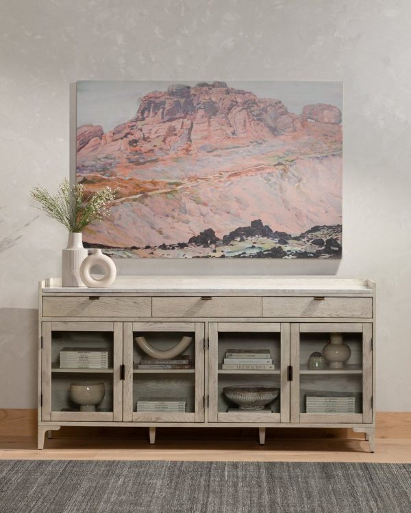 Aragorn Sideboard with Painting and Carpet