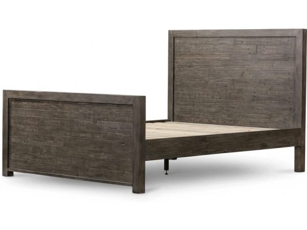 wooden bedframe