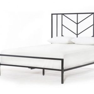 White Bed Metal Frame
