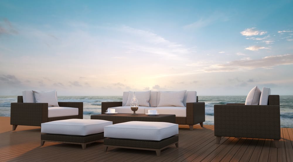 Sea Side Terrace with Patio Furniture