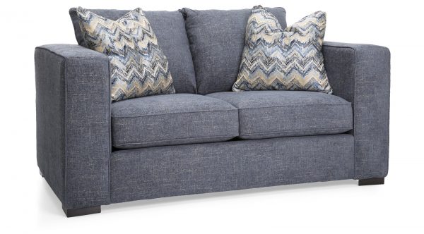 Grey Harper Loveseat with Pillows