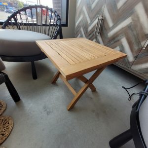 Outdoor Wood End Table
